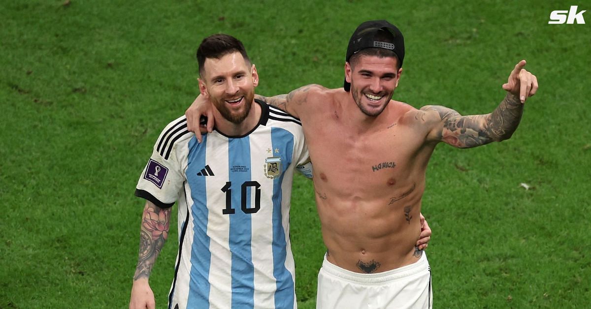 Rodrigo De Paul claims having Lionel Messi in the Argentina team gives the squad 