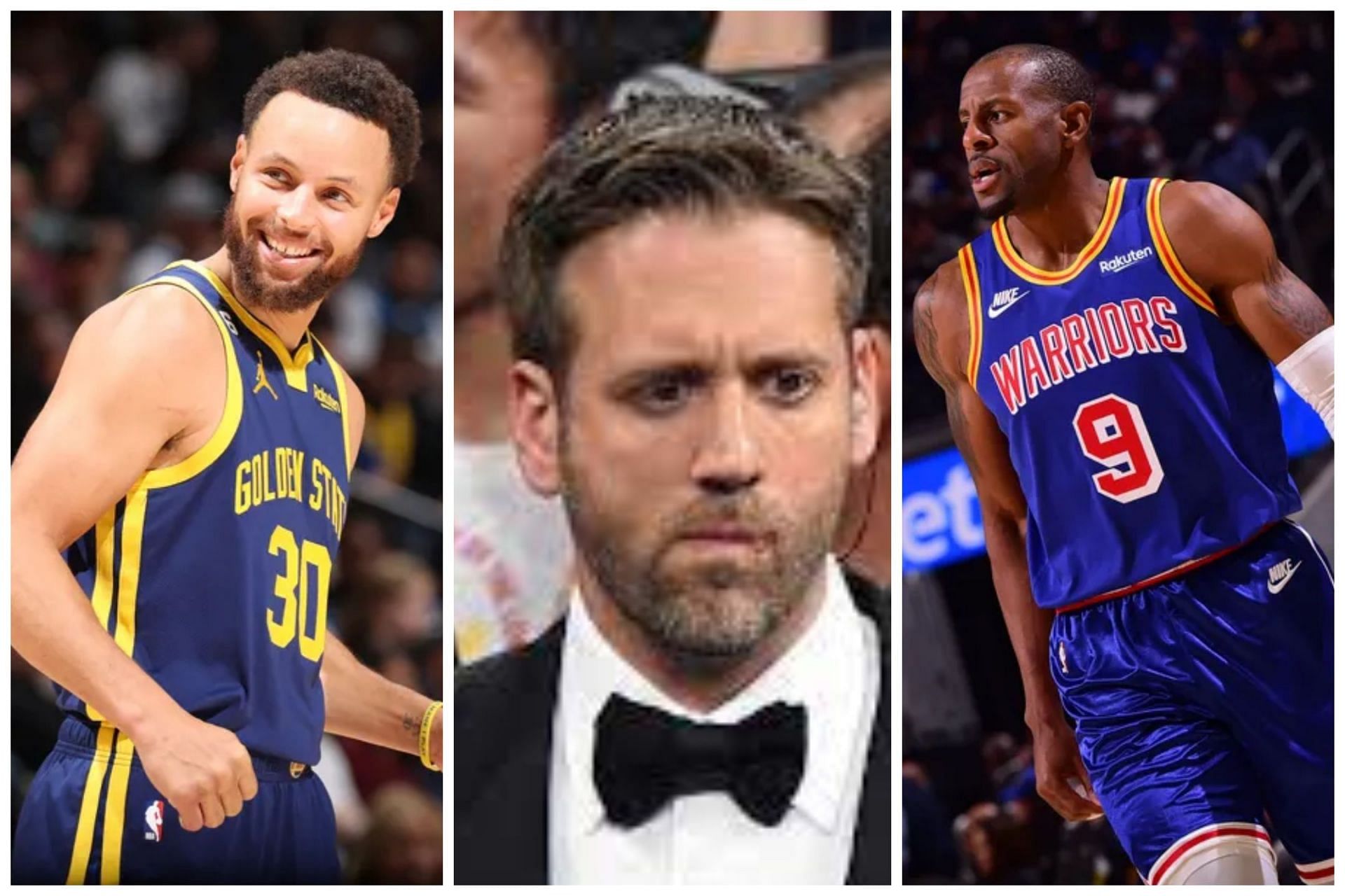 Former ESPN analyst Max Kellerman once explained why he would pick Andre Iguodala (right) to take the last shot instead of Steph Curry (left)