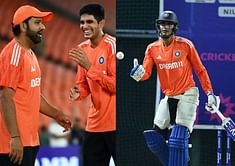 [In Pictures] Shubman Gill takes part in intense training session ahead of IND vs PAK 2023 World Cup clash in Ahmedabad