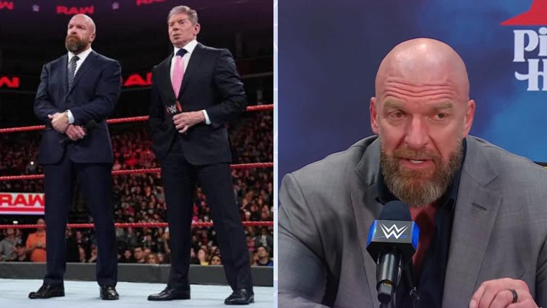 Triple H is currently the CCO of WWE and Vince McMahon is the co-founder
