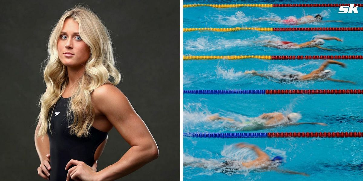 Former NCAA swimmer Riley Gaines has criticized transgender athletes after they skipped the Swimming World Cup in Berlin.