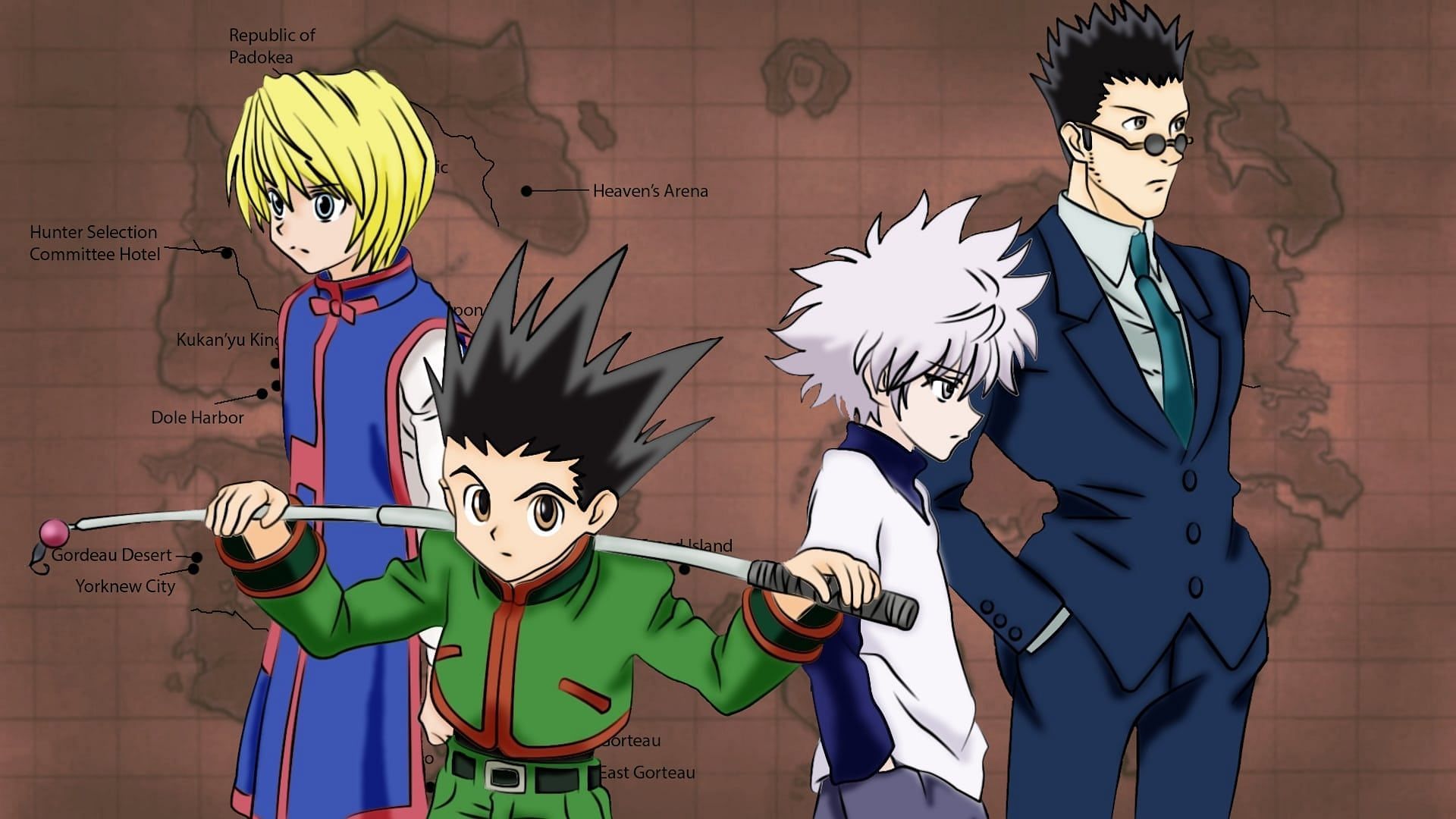 Characters from Anime Hunter x Hunter coloring page - Download, Print or  Color Online for Free