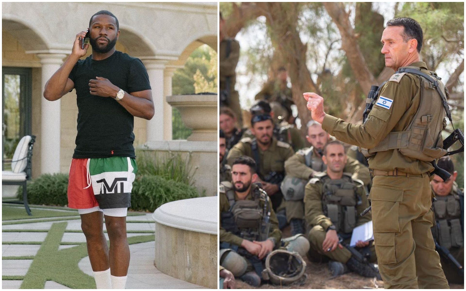 Floyd Mayweather and Israel Defense Forces