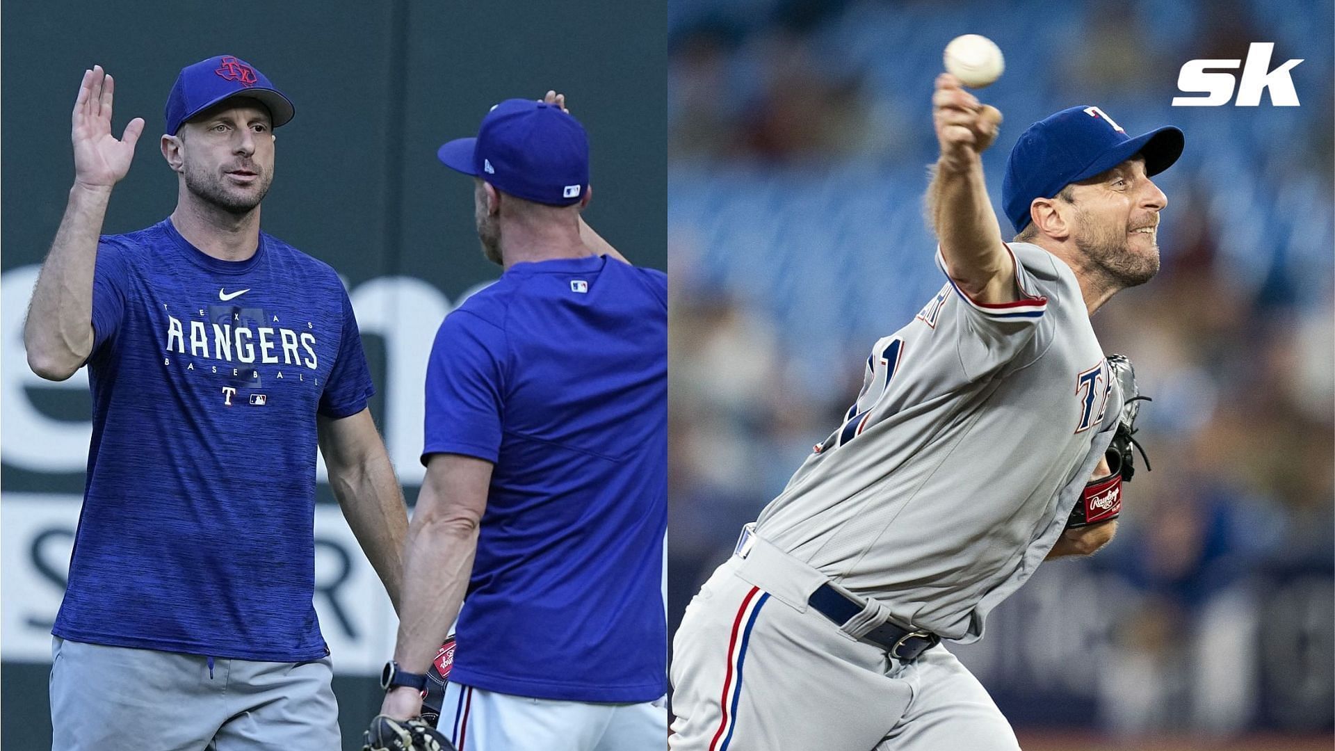 Max Scherzer overcomes early shakiness to win his debut with the Texas  Rangers - The Boston Globe