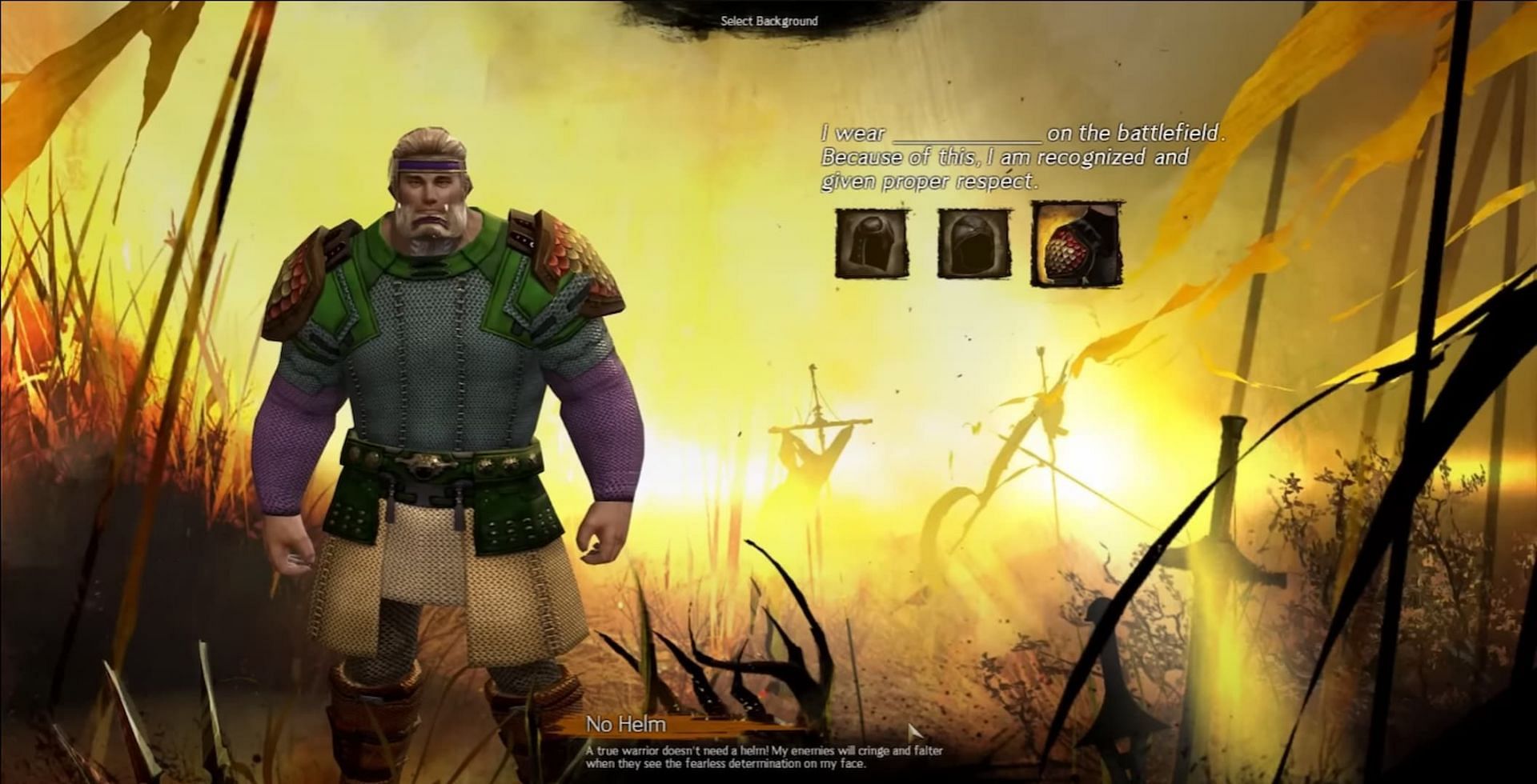A series of personality based choices in the character creator that changes the story in Guild Wars 2 (Image via ArenaNet)