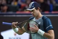 Nicolas Jarry at the Shanghai Masters.