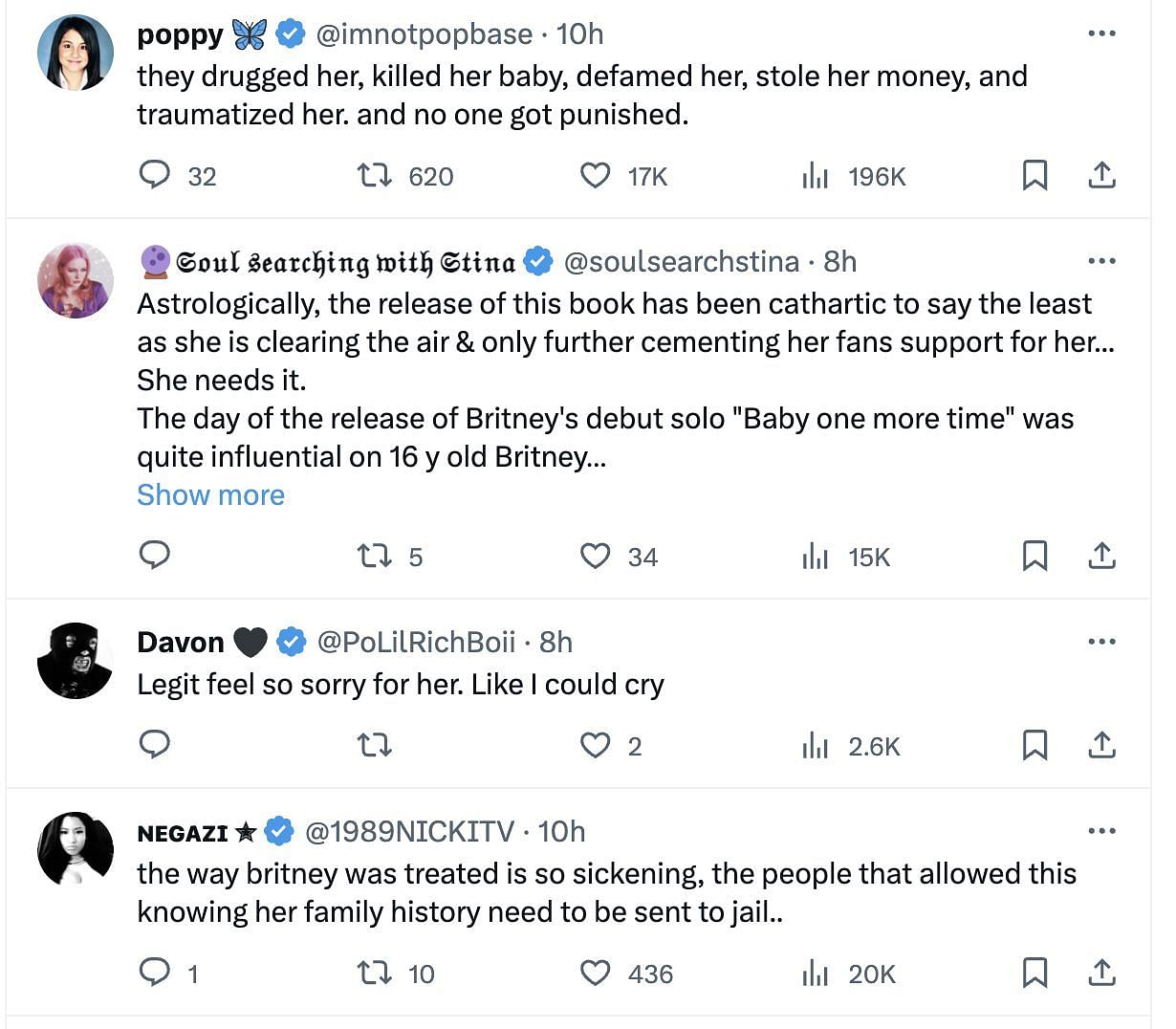 Social media users reacted to Britney Spears revealing how her family put her on lithium forcefully. (Image via Twitter)