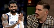 Dallas Mavericks star point guard Kyrie Irving and comedian Andrew Schulz
