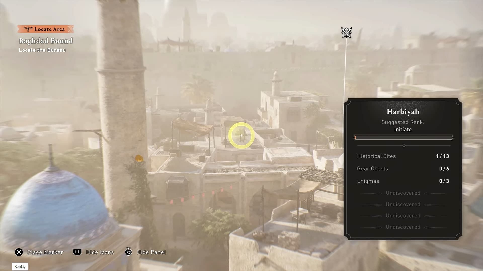 The Bureau location in Assassin&#039;s Creed Mirage (Image via Ubisoft)