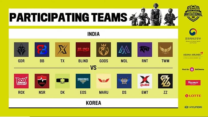 BGMI India vs Korea Invitational 2023 matches today (October 27): List of all games, livestream, and teams