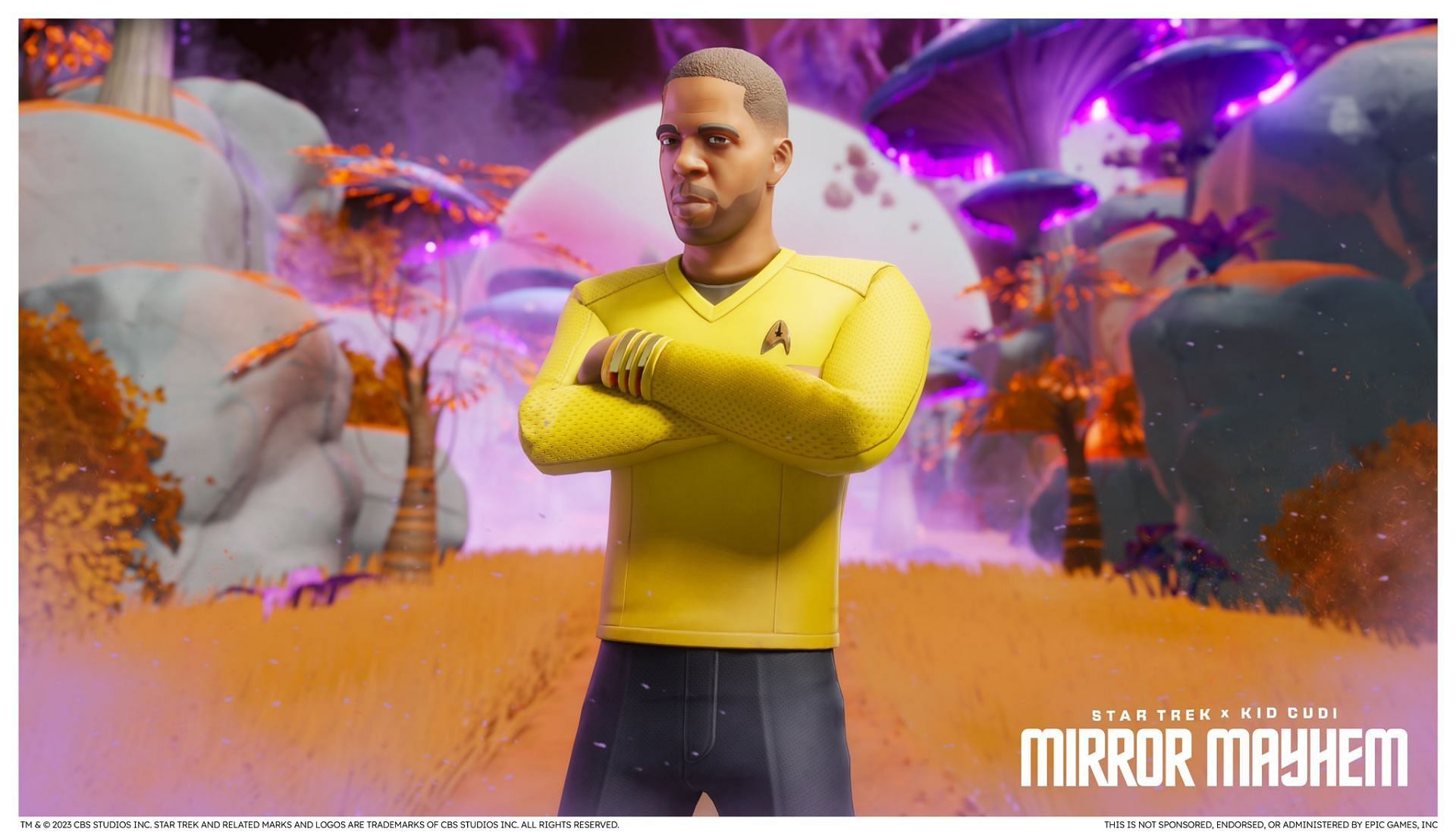 Fortnite x Star Trek collaboration will go live next week (Image via Twitter/KiDCuDi)