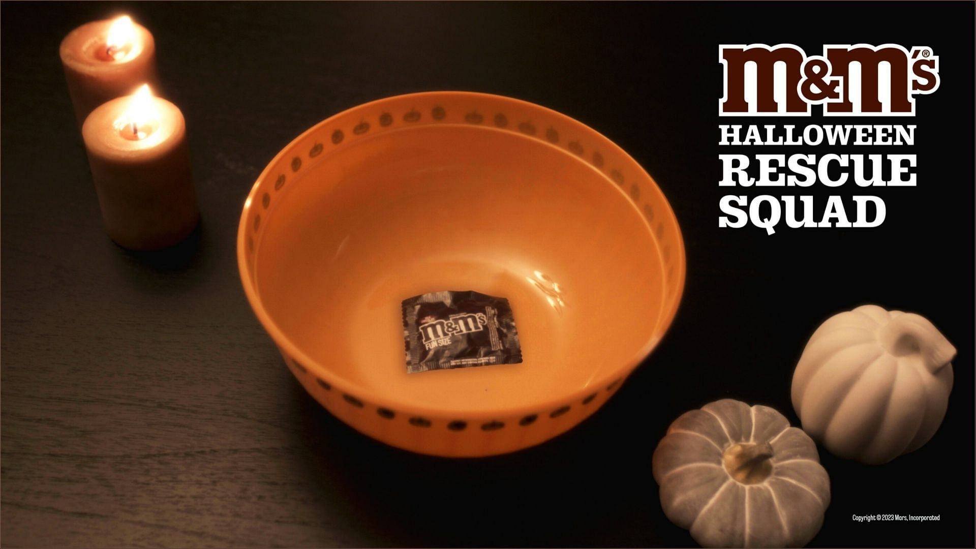 The free candies from the Halloween Rescue Squad campaign can be ordered on October 31 starting at 3 pm ET (Image via M&amp;M&#039;s)