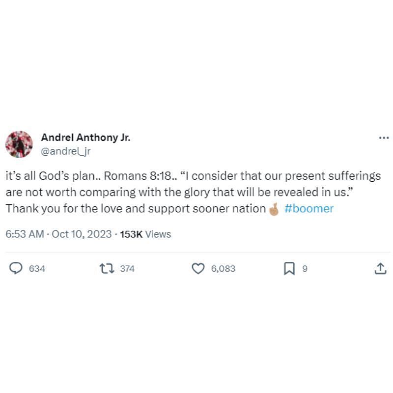 Andrel Anthony via X