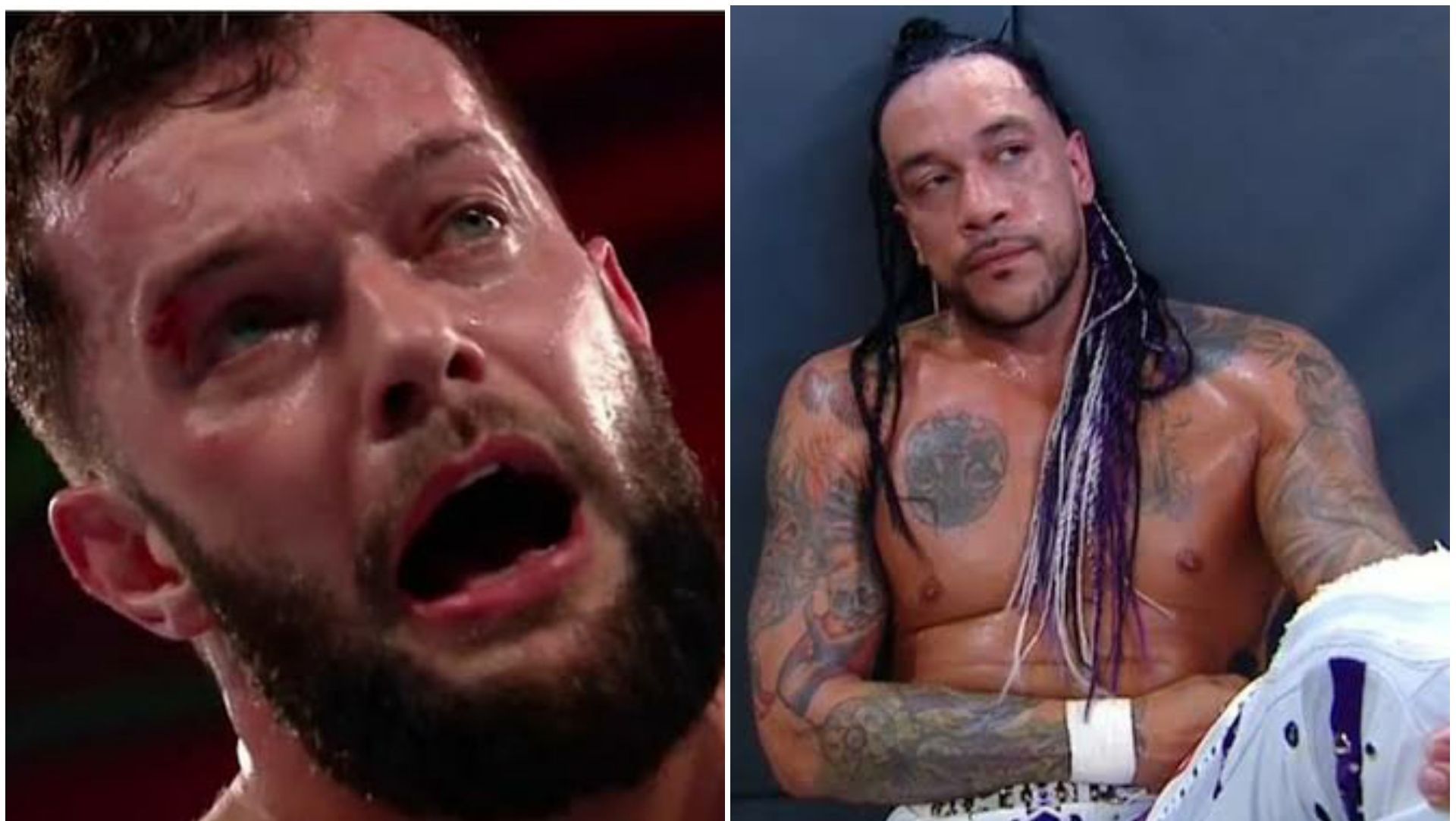Finn Balor (left); Damian Priest (right)