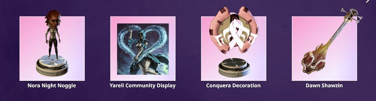 QTCC Twitch Drops for Week 1 (Image via Digital Extremes)