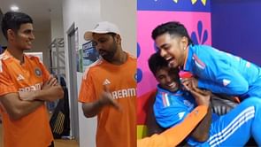 [Watch] Rohit Sharma claims Shardul Thakur was set to bat at No. 5 after India's win over Bangladesh in 2023 World Cup