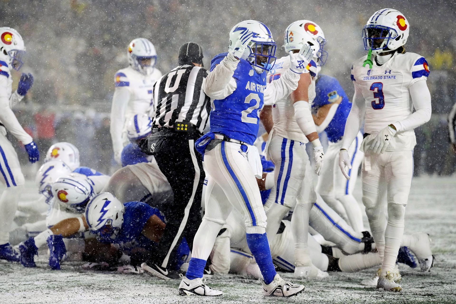 Air Force Referee slaps Colorado State with 15yard penalty for