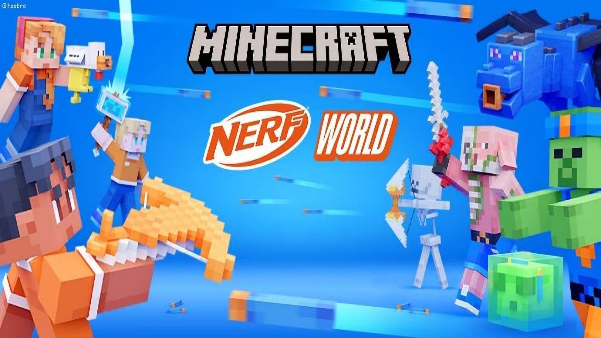 Explore the all-new NERF x Minecraft DLC (Image via minecrfat.net) 