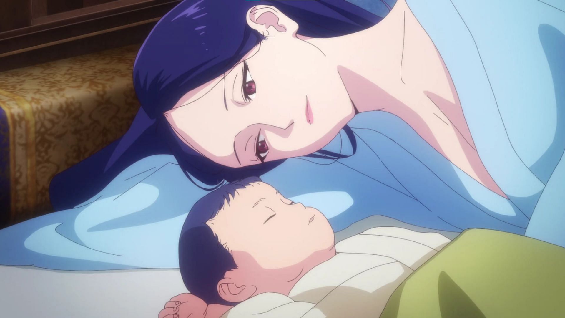 Lady Lihua before losing her son as shown in the anime (Image via TOHO Animation)