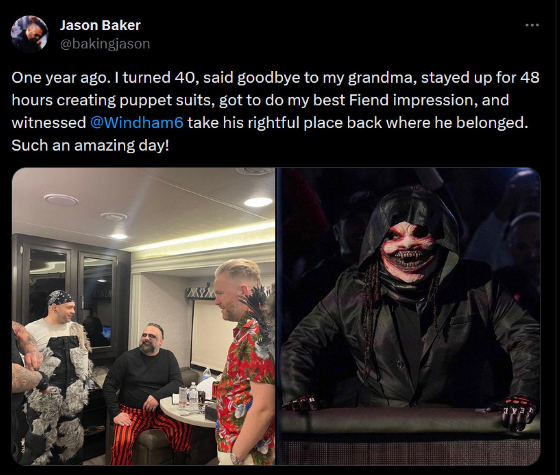 Jason Baker&#039;s tweet about The Eater of Worlds.
