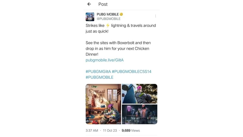 PUBG Mobile New Gilt and Boxerbolt sets explored
