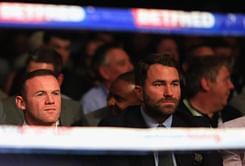 "Fire me a message" - Eddie Hearn proposes dream boxing fight between Manchester United icon Wayne Rooney and YouTube megastar at Old Trafford