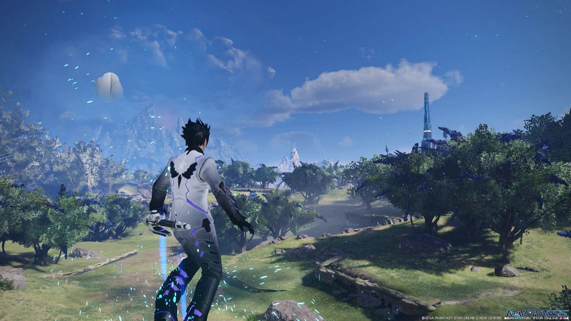 Phantasy Star Online 2 New Genesis gameplay visual (Image via Sega)