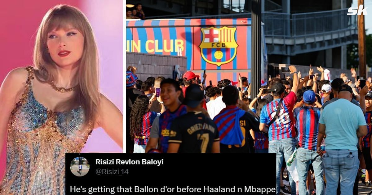 Barcelona star is an admirer of Taylor Swift