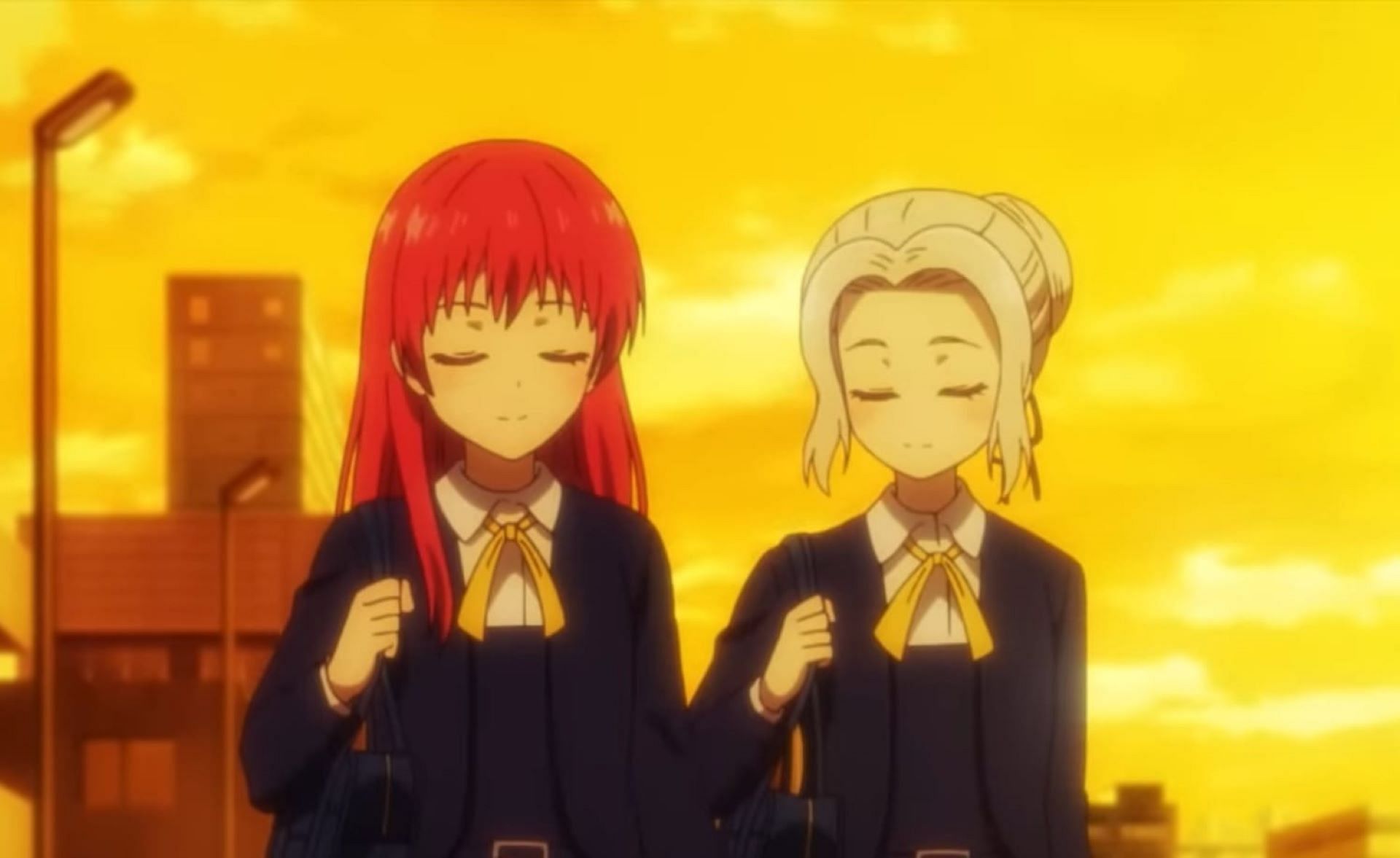 Shino and Saki Saki, as seen in the anime (Image via SynergySP Studios)
