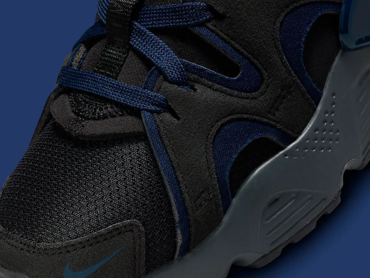 Nike Air Huarache Craft &ldquo;Obsidian/Black&rdquo; sneakers (Image via Sneaker News)