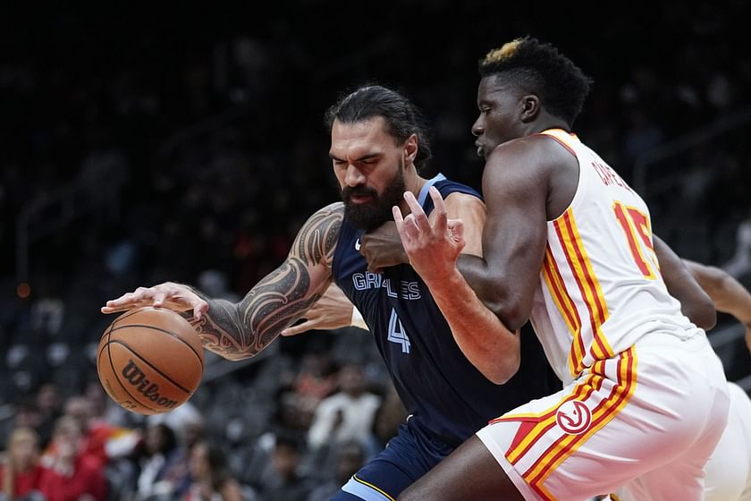 4 Steven Adams Autographed 2023 Grizzlies Night Jersey