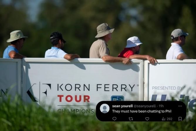 "They must have been chatting to Phil Mickelson" - Fans react to Korn Ferry Tour members getting suspended for betting