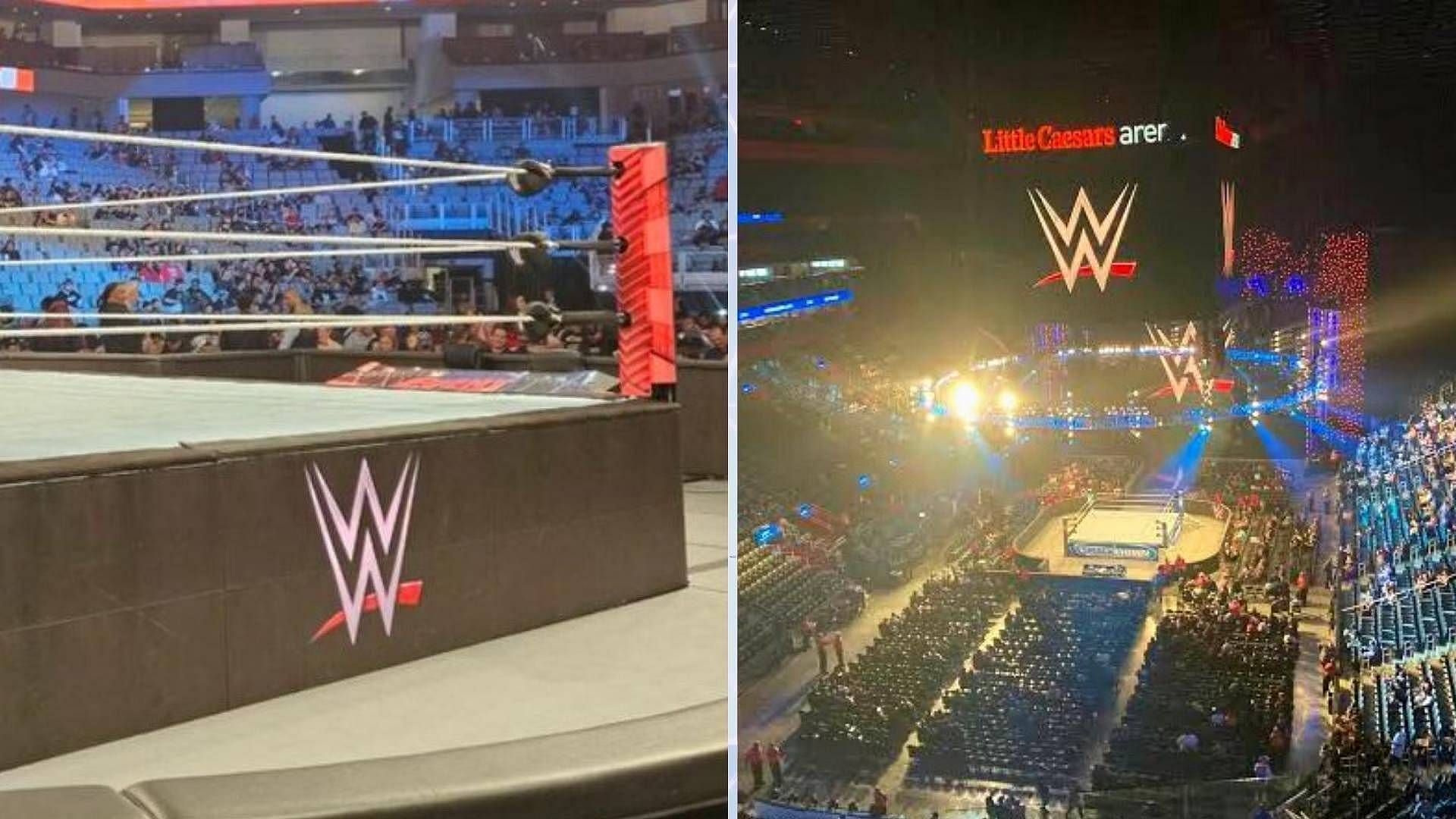 WWE ring and arena
