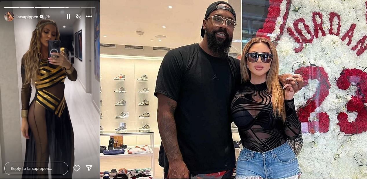 Larsa Pippen and Marcus Jordan recently spent Halloween together with her donning a $95 Nile Queen Catsuit.