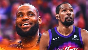 Kevin Durant marks 1766 day gap since last LeBron James matchup with endearing message ahead of Lakers' home opener