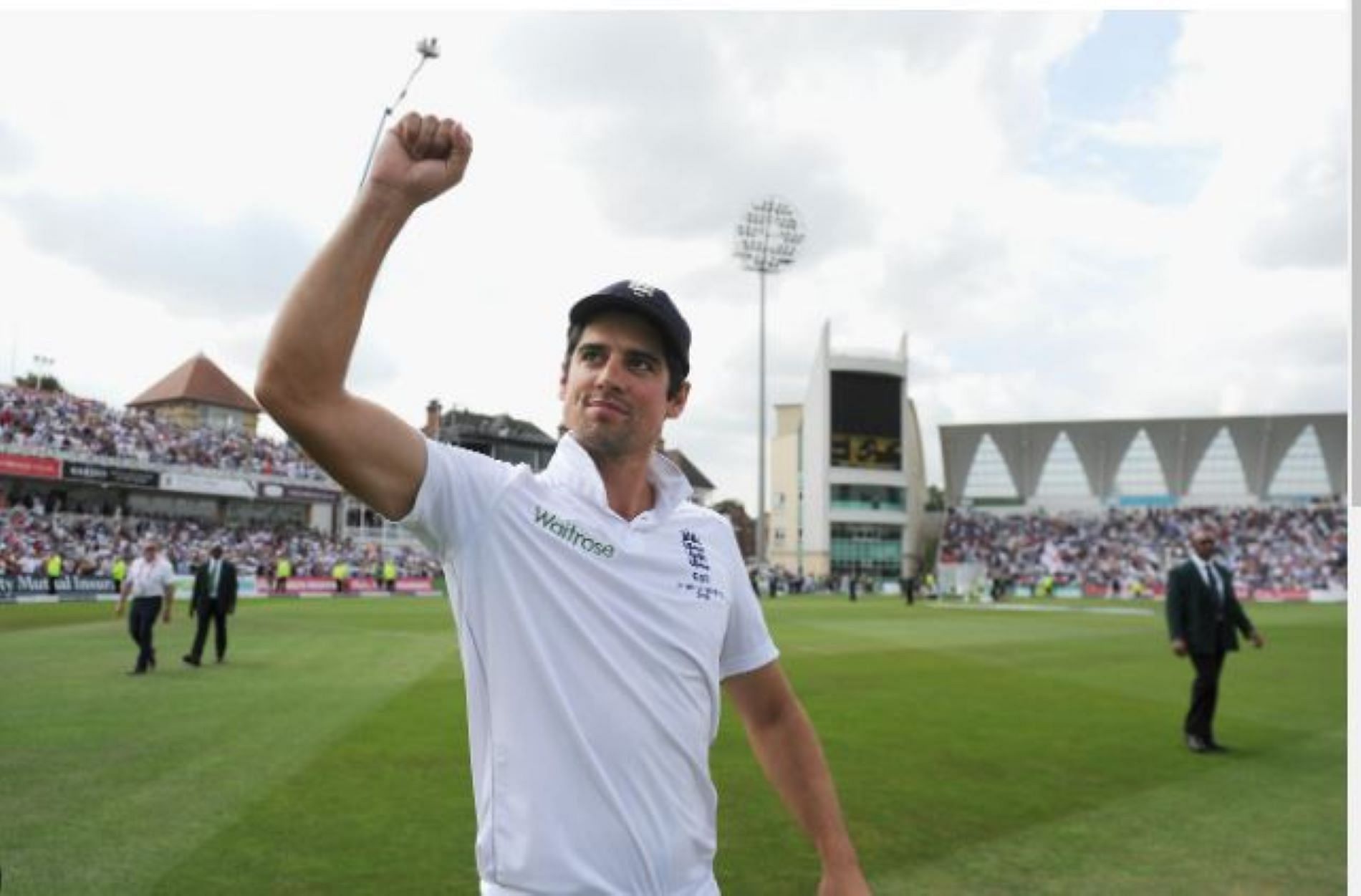 Alistair Cook remains England