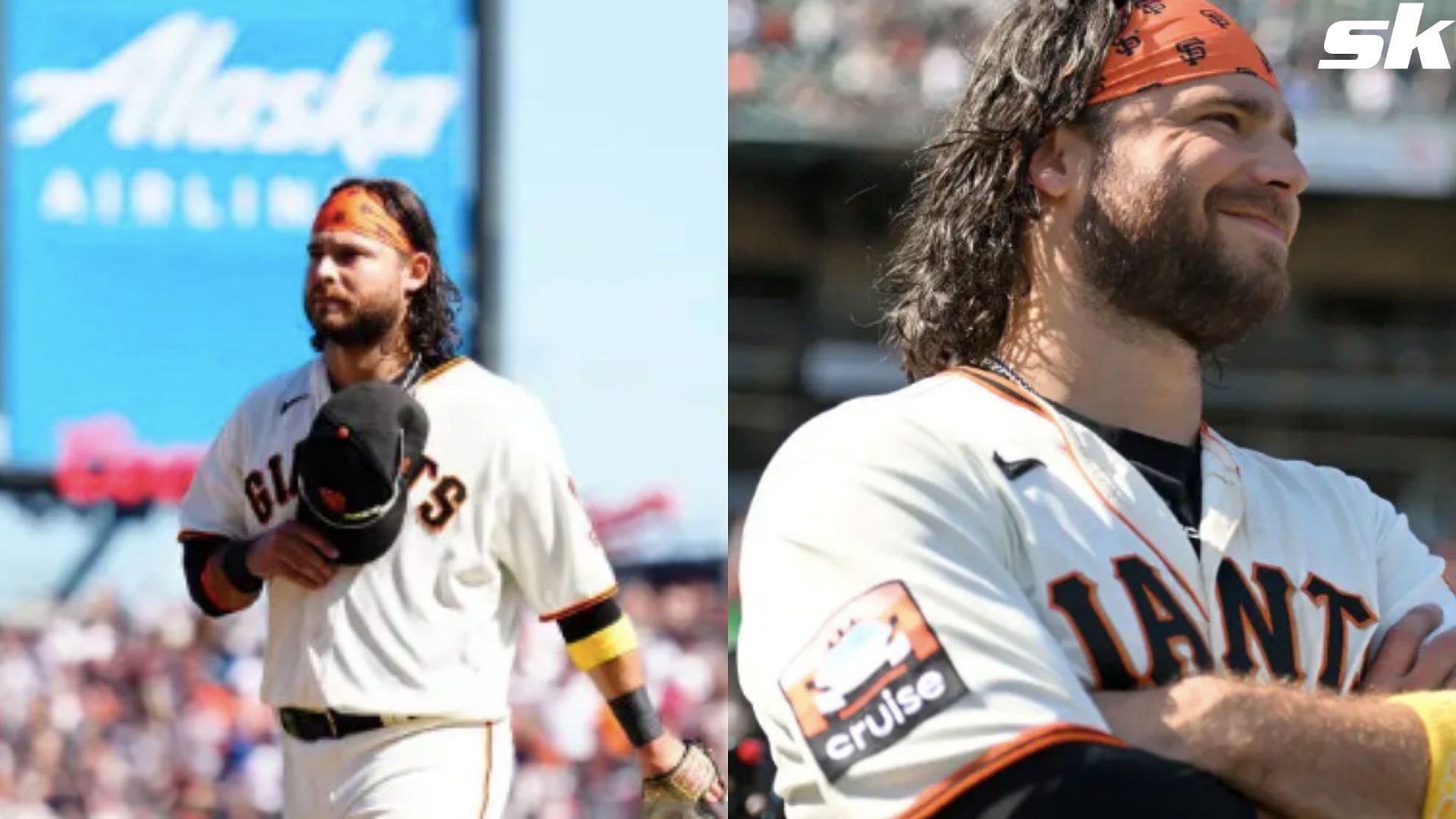 Giants shortstop Brandon Crawford embraces parenthood with Jalynne once  again with baby girl's arrival: Our family is complete