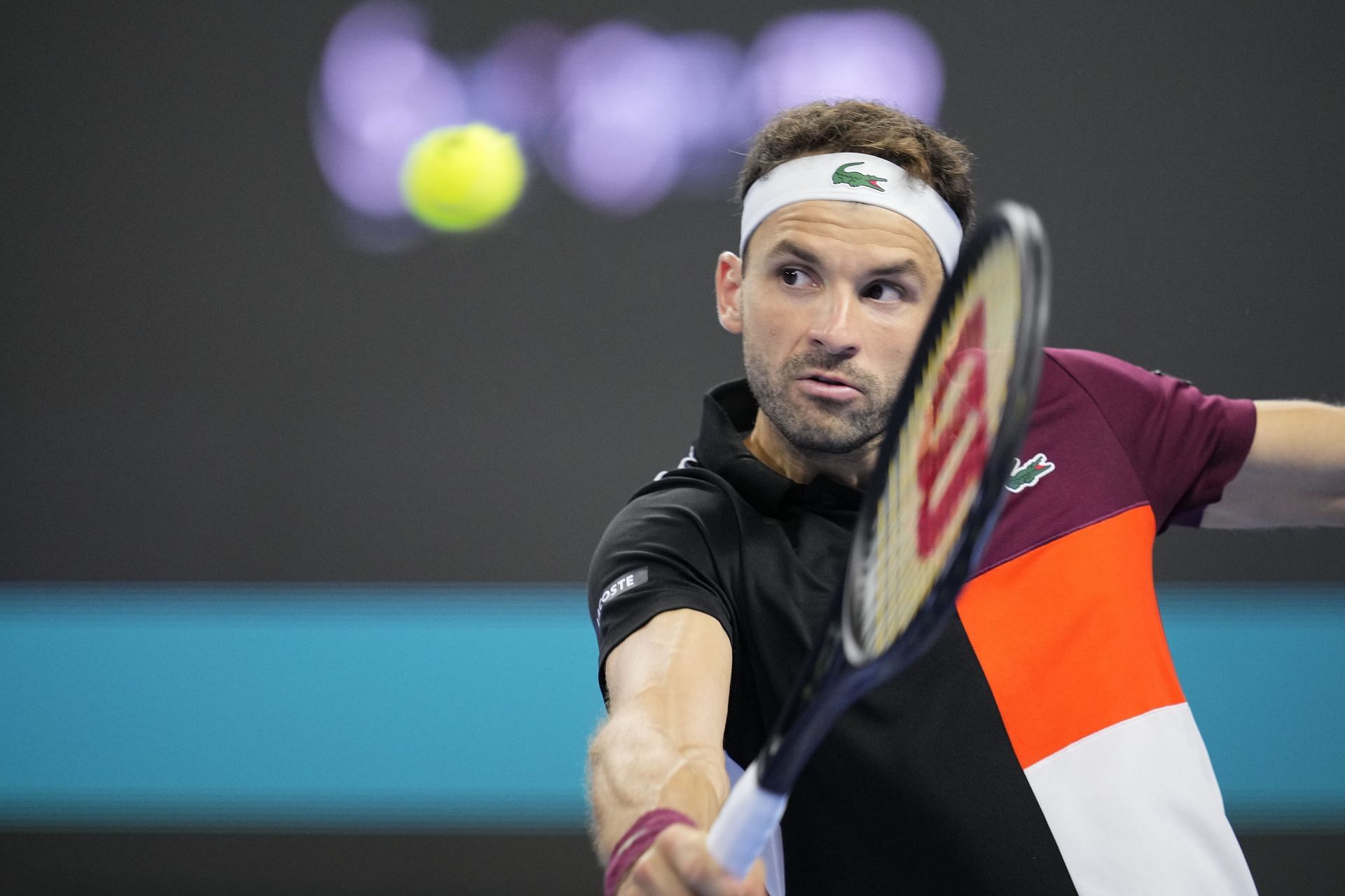 Grigor Dimitrov will look to match his best result in Shanghai.
