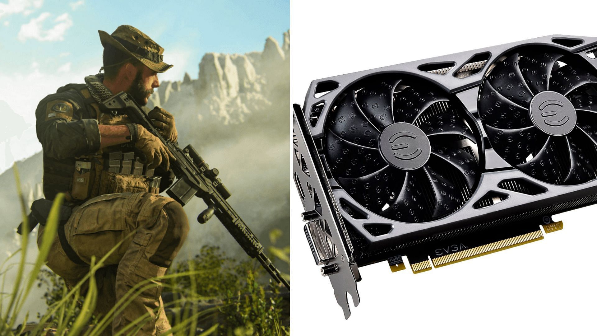 The GTX 1660 Ti can play Modern Warfare 3 with some compromises (Image via Nvidia and Activision)