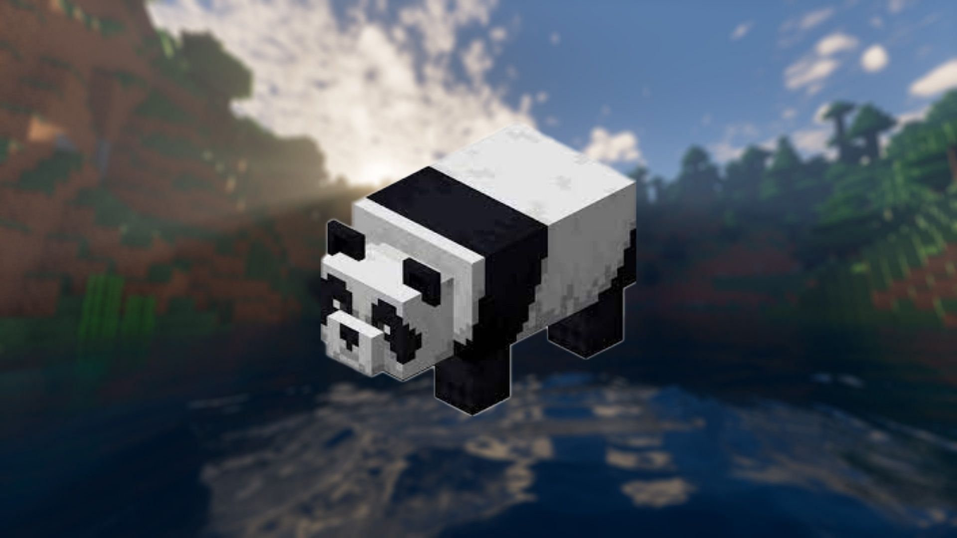 Panda: A cute little mob found in the jungle (Image via Mojang)