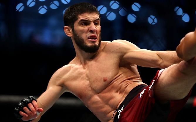 Islam Makhachev surpassed one Khabib Nurmagomedov record with title win over Alexander Volkanovski