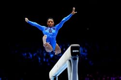 Watch: Simone Biles’s breath-taking tumbling passes in slow motion at World Artistic Gymnastics Championships 2023