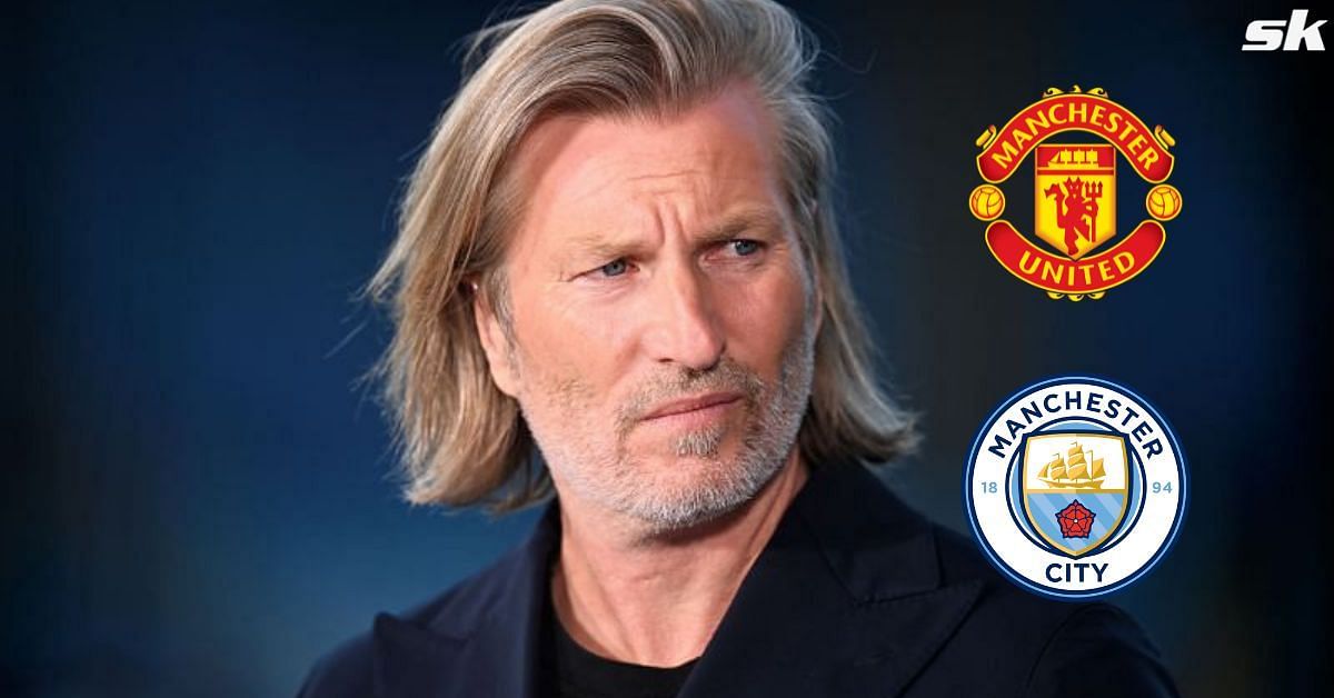 Robbie Savage reckons Manchester City will be too strong for Manchester United.