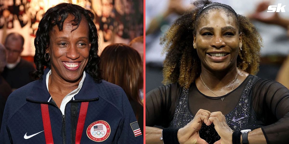 Jackie Joyner-Kersee (L) and Serena Williams (R)