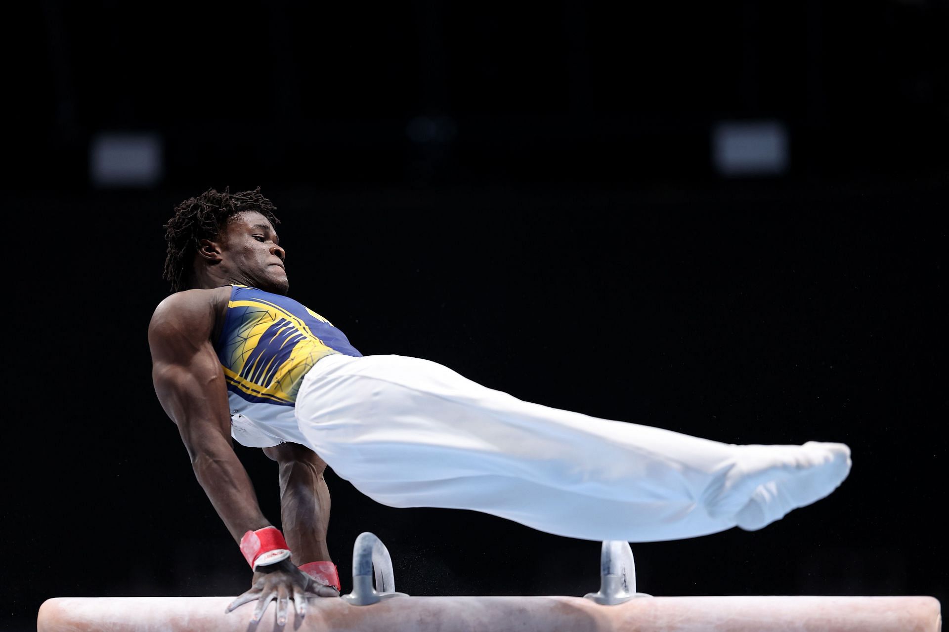 Fred Richard in action at the U.S. Gymnastics Championships in San Jose, California.