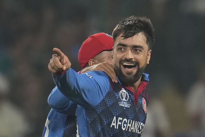 "Delhi sach mein dil walon ki hai" - Rashid Khan expresses gratitude to fans after Afghanistan upset England in the 2023 World Cup