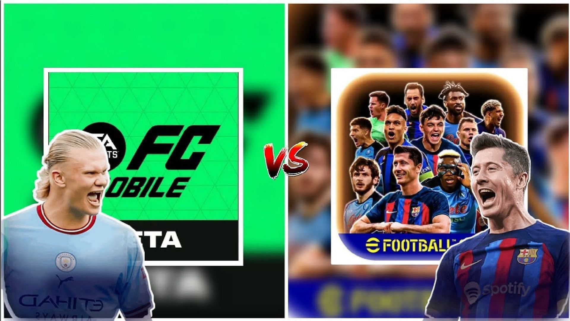 EA Sports FC Mobile (Beta) VS FIFA Mobile 23 - Game Comparison 