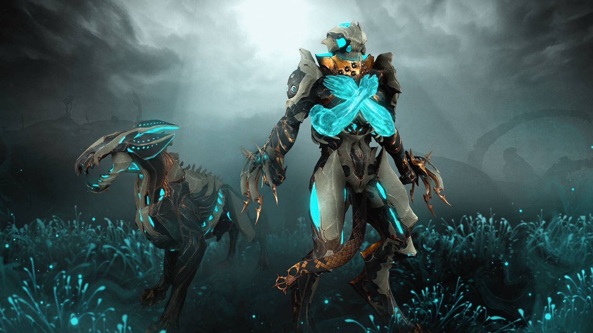 Nidus thrives in endless modes more than he does in mobile Warframe missions (Image via Digital Extremes)