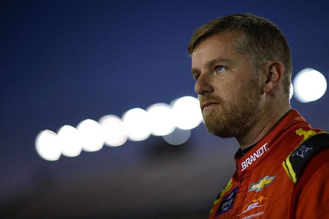 "It's frustrating when it's not your own doing" - Justin Allgaier on race-ending contact with Jeb Burton at Charlotte Roval