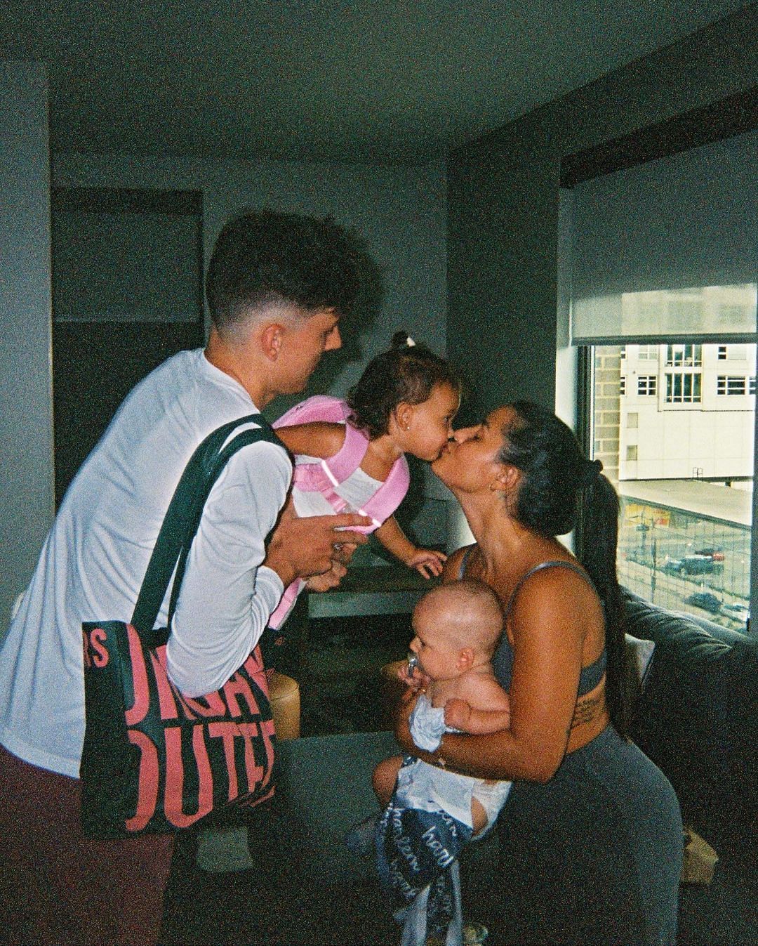 Tyler Herro and his family (via Instagram)